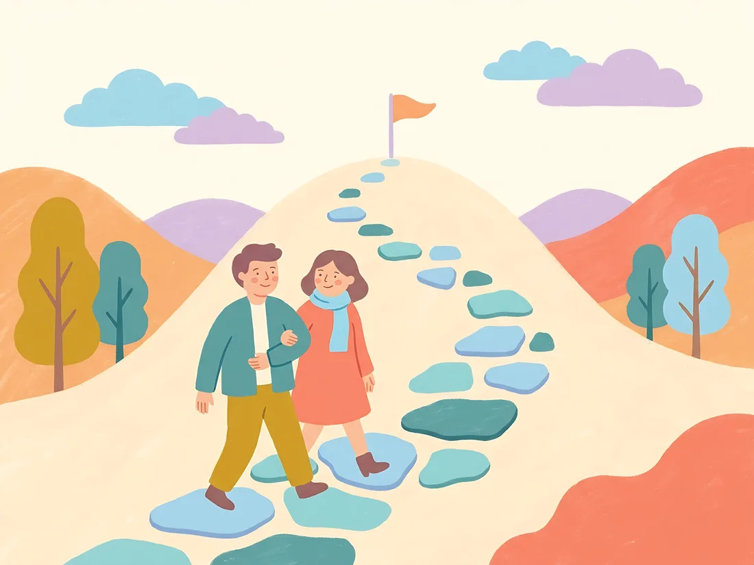 Taking small steps together with an accountability partner