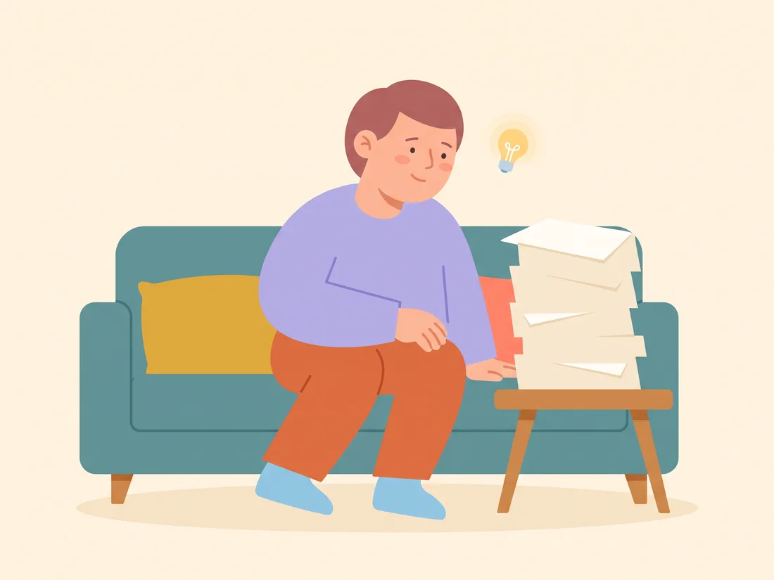 Illustration of waiting for ADHD motivation to show up