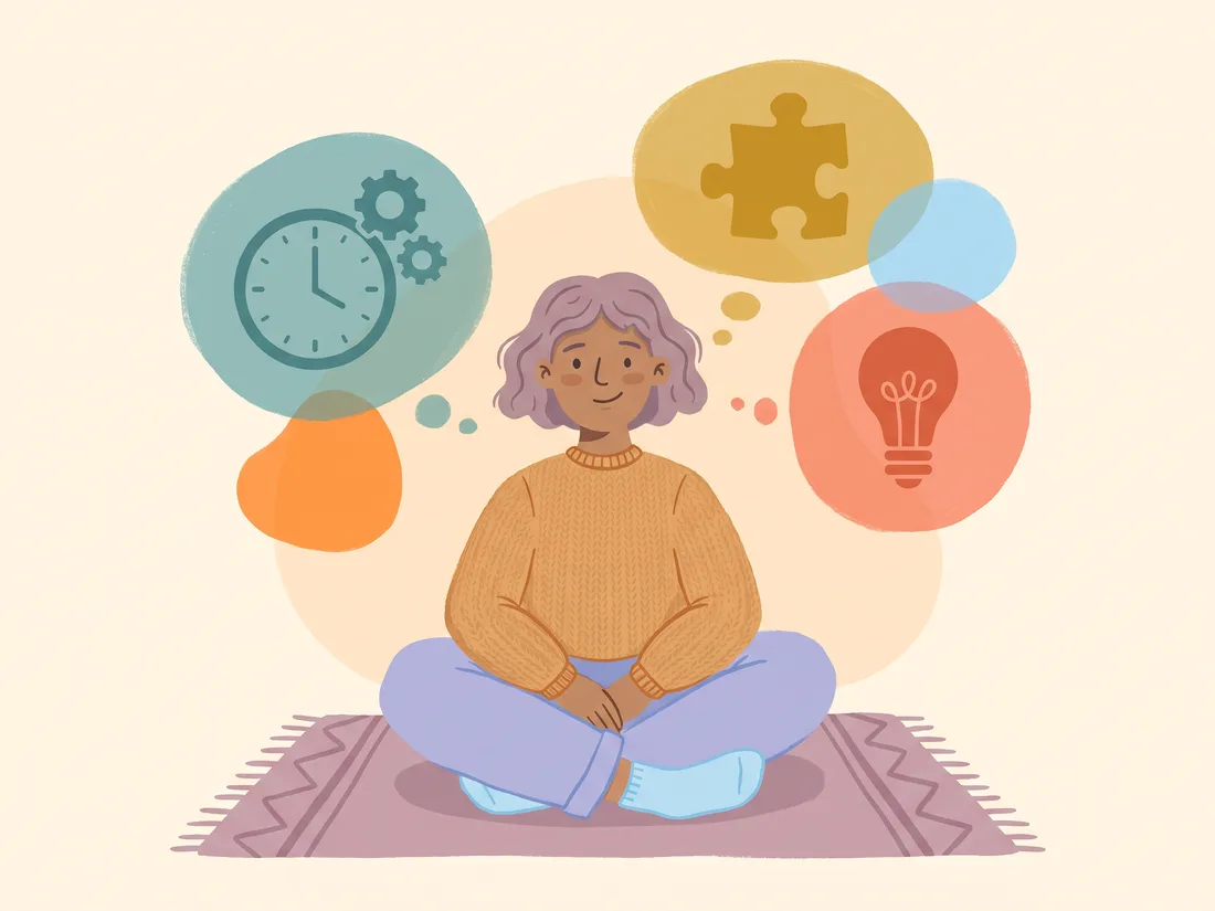 Illustration of how ADHD and procrastination are connected