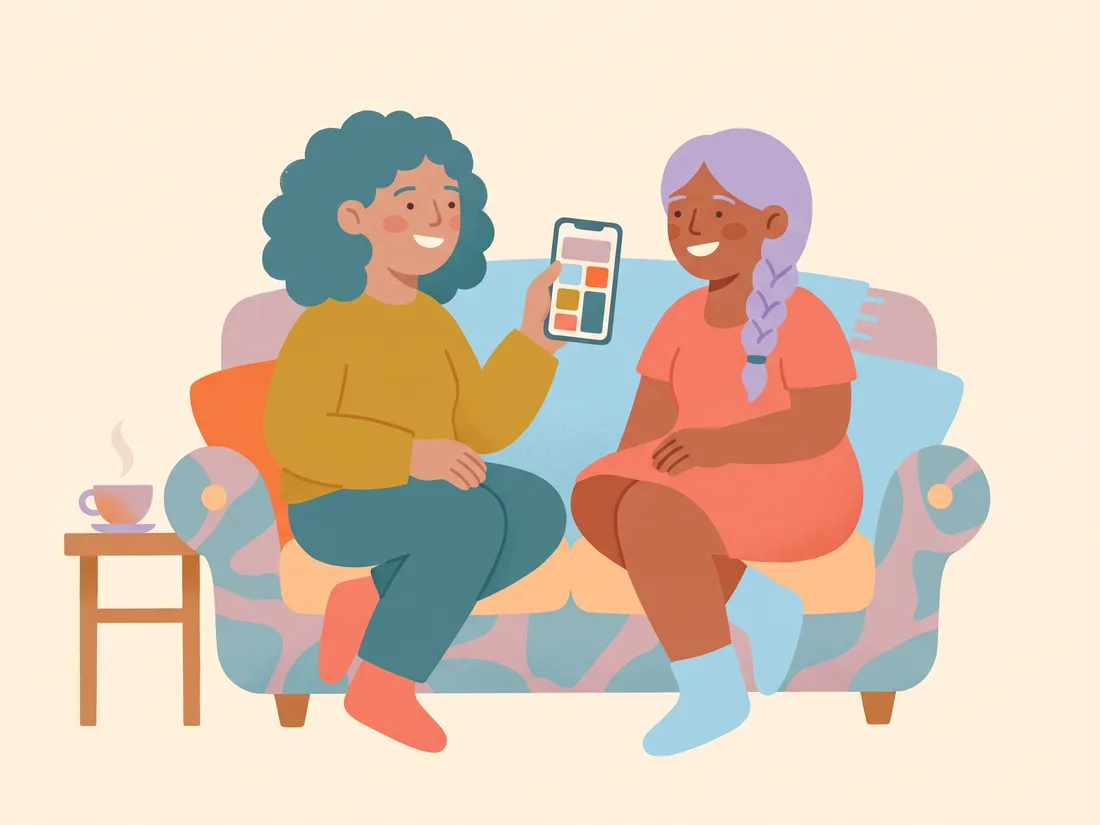Friends talking about the best to do list app for ADHD