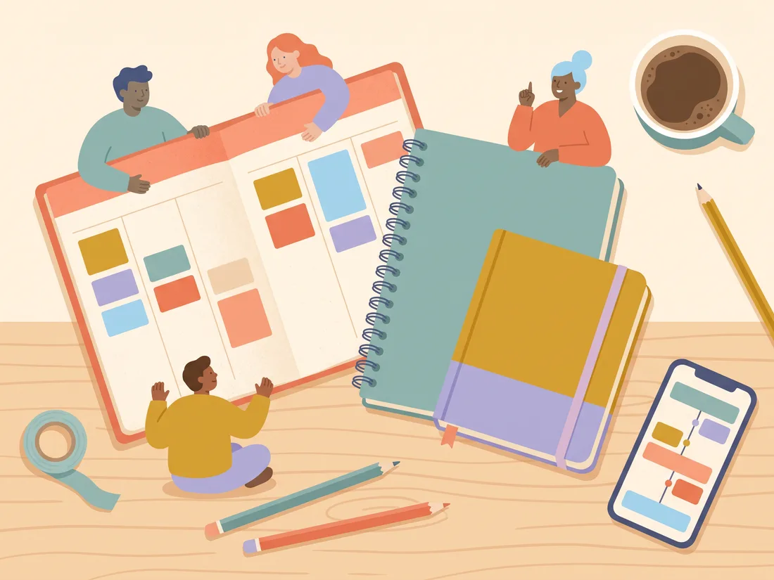 Paper and digital options for the best planner for ADHD