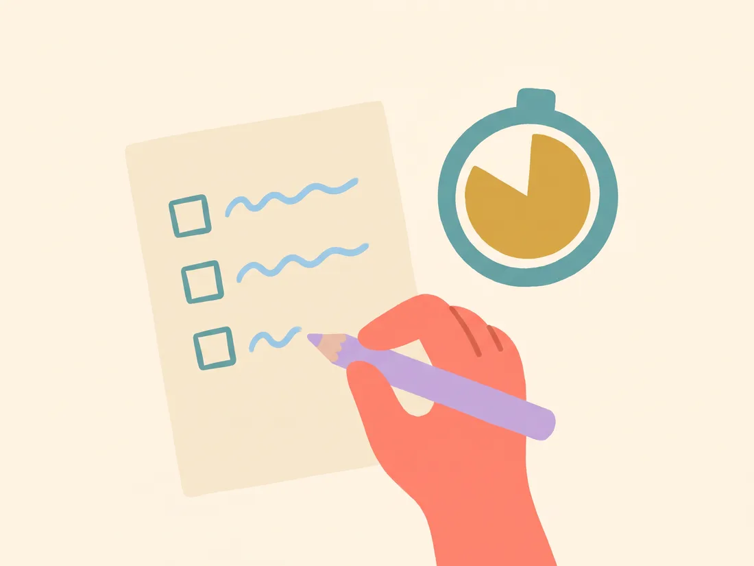 Writing steps down, one of the simplest executive dysfunction tips